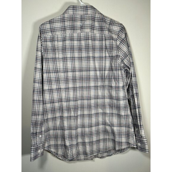 RIDGECUT Toughwear Plaid Flannel Button-Up Shirt Blue Purple Gorpcore Medium - Picture 5 of 8